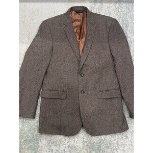 Jos A Bank Joseph Blazer Mens 41R Brown Slim Fit Wool Silk Sport Coat Jacket